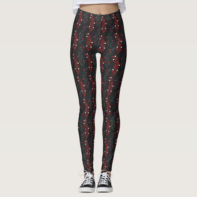 Cool Patterned Designer Leggings (Front)
