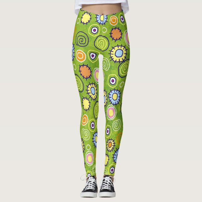 Cool Patterned Leggings (Front)