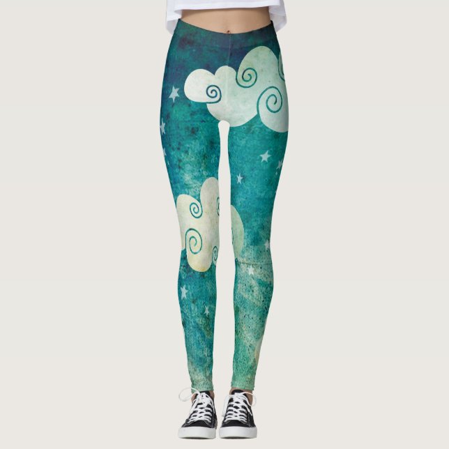 Cool Patterned Leggings (Front)