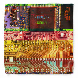 Cool PCB Electronic Computer Tech Printed Circuit Bandana