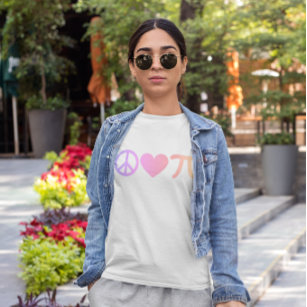 Cool Peace Love Pi Day  T-Shirt