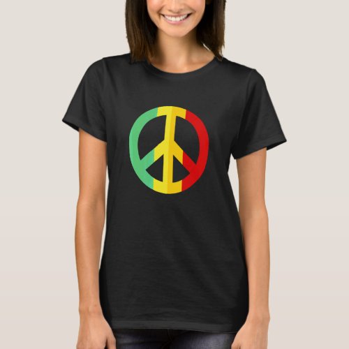 Cool Peace Sign Equality Freedom Hippie T_Shirt