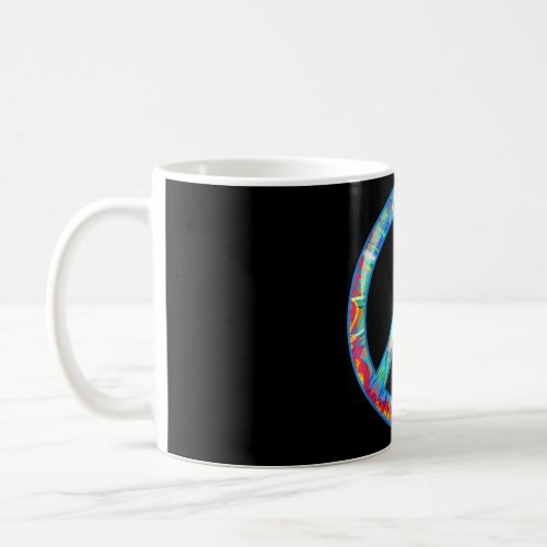Cool Peace Sign Tie Dye For Boys And Girls Zip  Coffee Mug