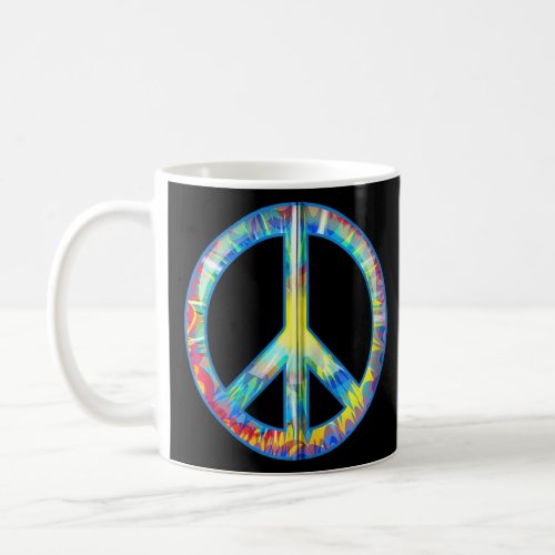 Cool Peace Sign Tie Dye For Boys And Girls Zip  Coffee Mug