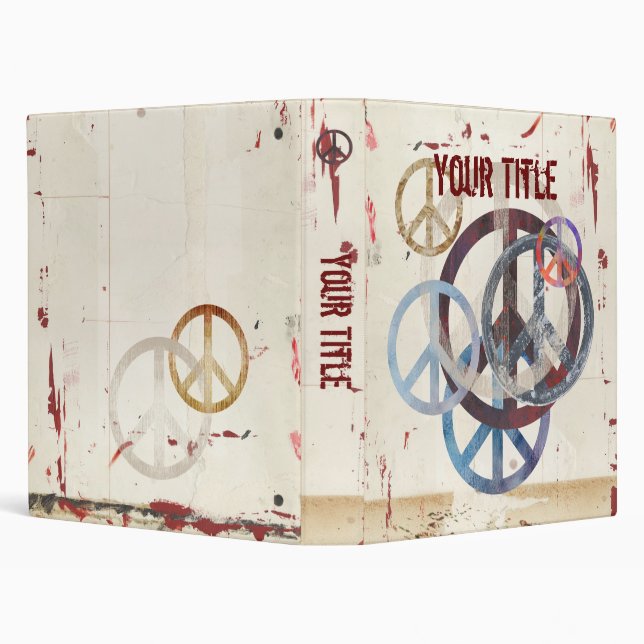 Cool Peace Signs Binder (Background)