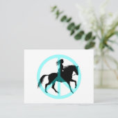 Cool peace symbol horse rider (Standing Front)