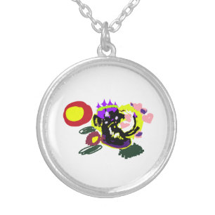Cool Peacock Silver Plated Necklace