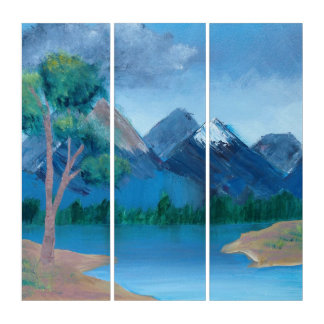 Cool Peaks AcryliPrint®HD Triptych Wall Art