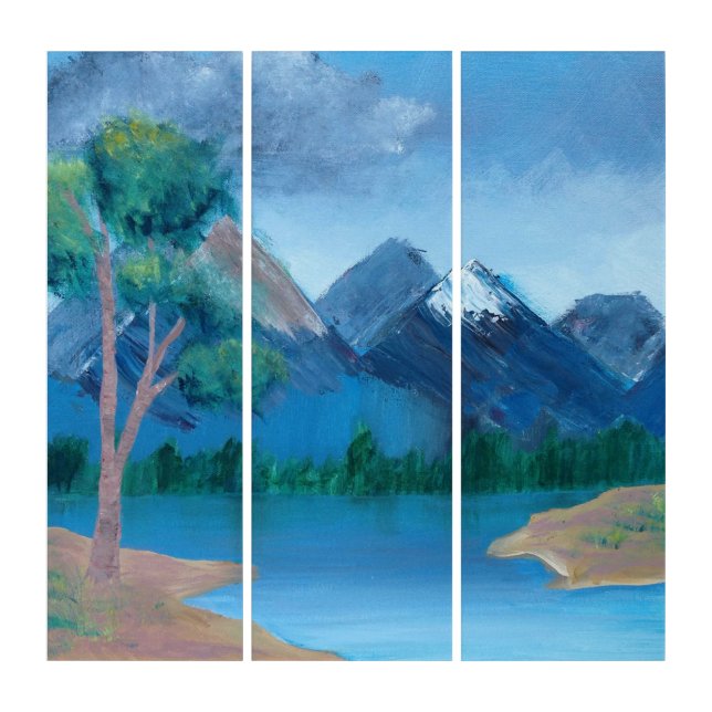 Cool Peaks AcryliPrint®HD Triptych Wall Art (Front)