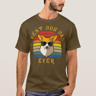 Cool Pembroke Corgi Dog Dad Funny Dog Christmas-20 T-Shirt