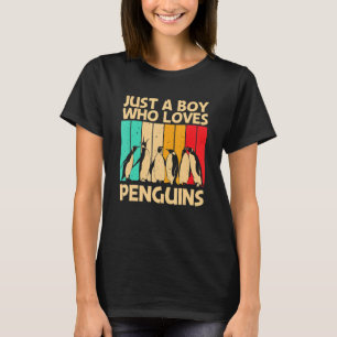 Cool Penguin For Boys Kids Emperor Penguin Bird Te T-Shirt