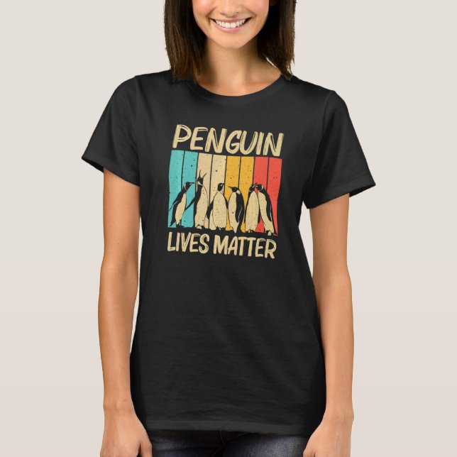 Cool Penguin For Men Women Emperor Penguin Bird T-Shirt (Front)