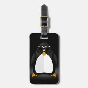 Cool Penguin Luggage Tag
