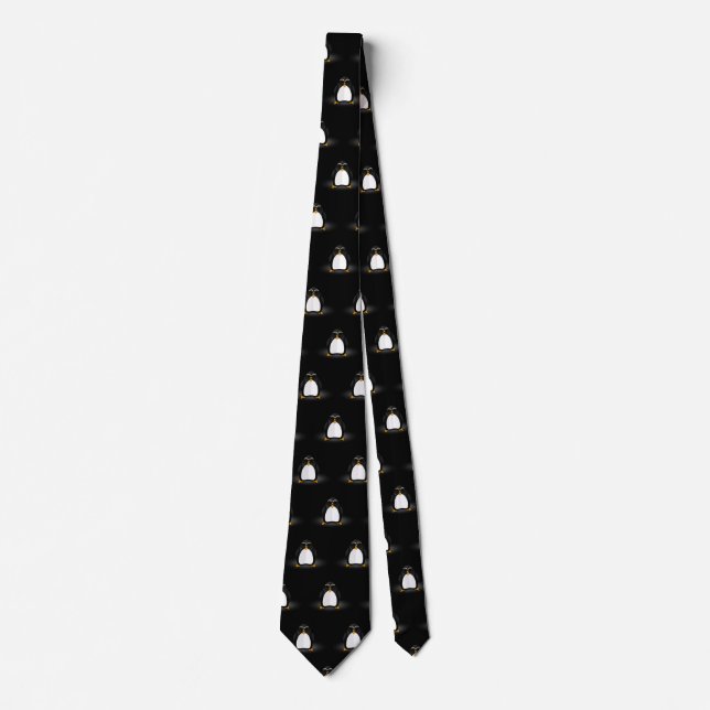 Cool Penguin Neck Tie (Front)