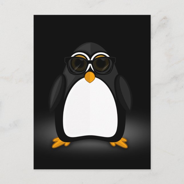Cool Penguin Postcard (Front)