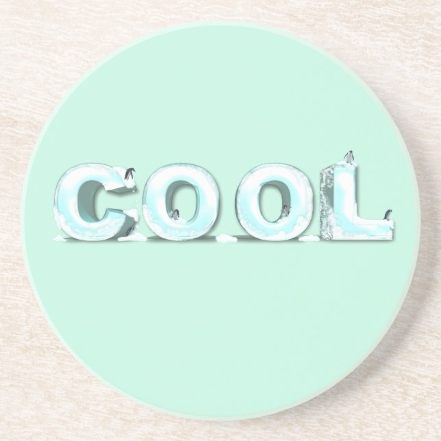 Cool Penguins Coaster (Front)