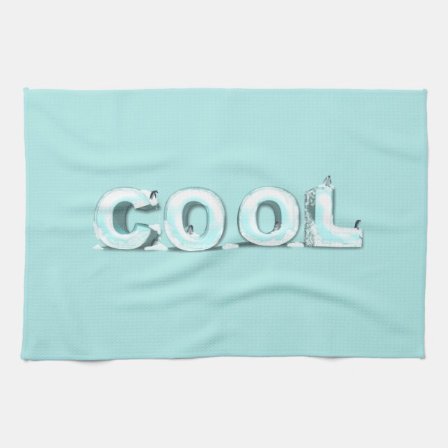 Cool Penguins Kitchen Towel (Horizontal)