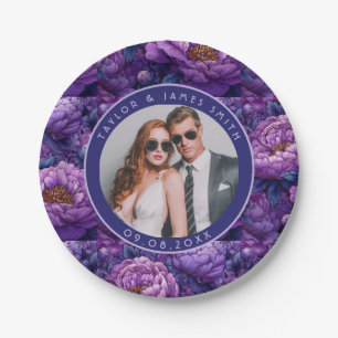 Cool Peonies Plates For Bachelor Party
