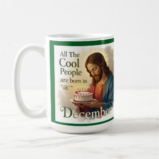 Cool people born in december coffee mug