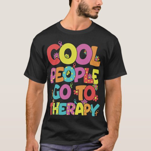 Cool People go to Therapy T_Shirt
