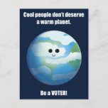 Cool People Warm Planet Postcard