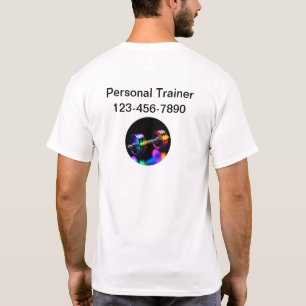 Cool Personal Trainer Business Logo Work Shirts