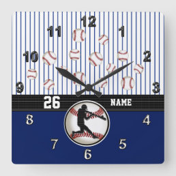 Cool Personalized Baseball Clock with Your Text