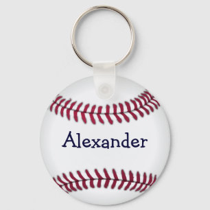 Cool Personalized Baseball Keychain