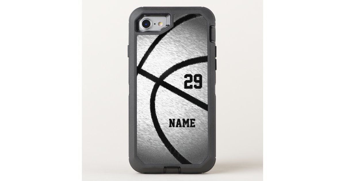 Cool Personalized Basketball Iphone Case Your Text Zazzle Com