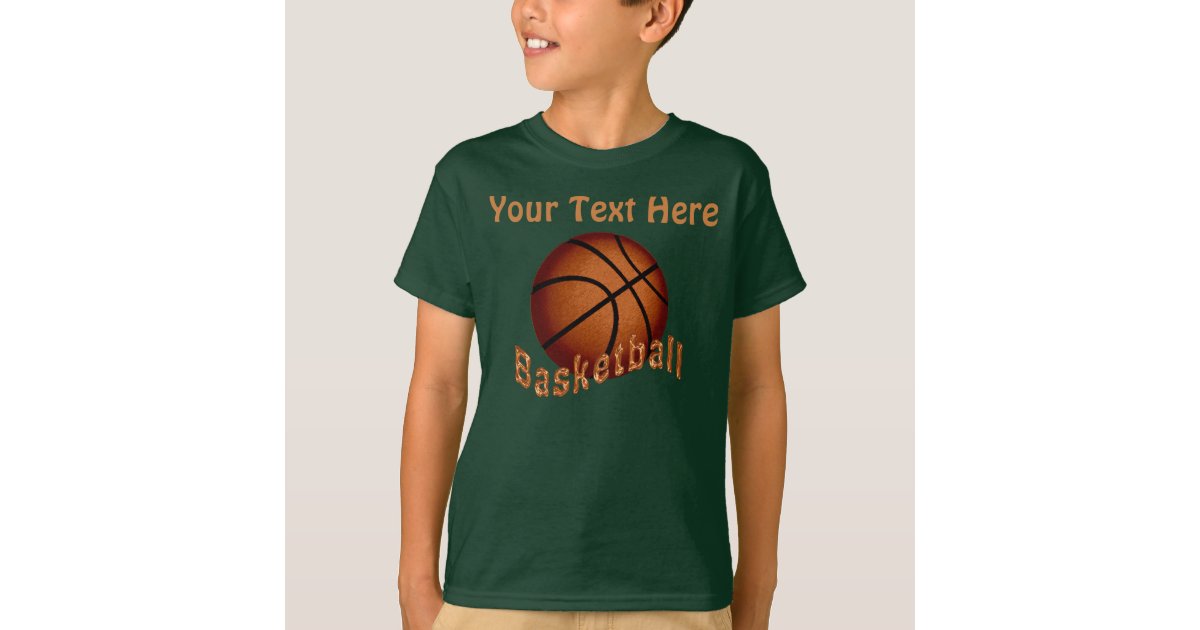 Cool Personalized Basketball Shirts for Kids Zazzle