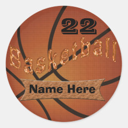 Cool Personalized Basketball Stickers