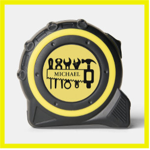 Cool Personalized Custom Monogram Tools Tape Measure