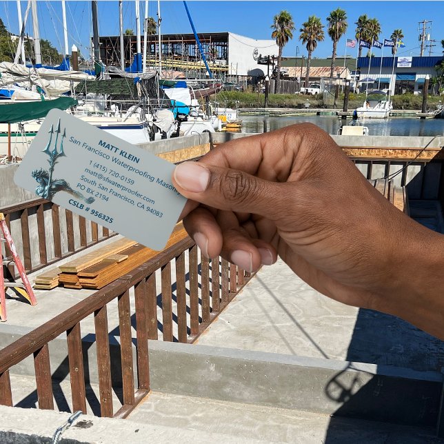 Cool Personalized Masonry Company Logo/QR Code/URL Business Card (Creator Uploaded)