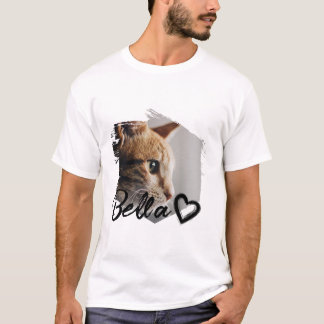 Cool Personalized Name and Photo for Your Pet T-Shirt