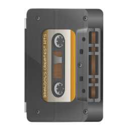Cool Personalized Retro Audio Cassette Mixed Tape iPad Mini Cover