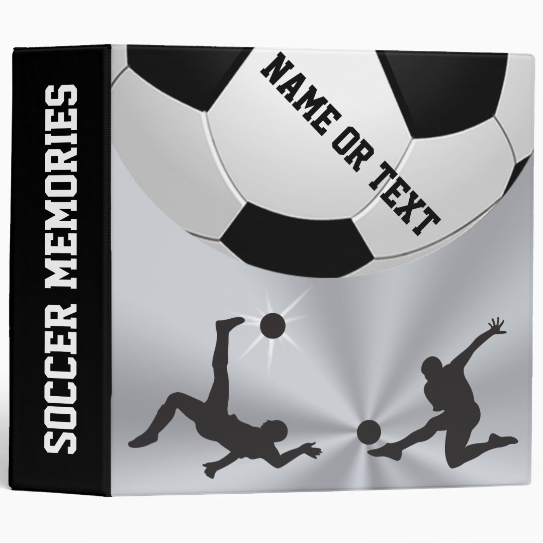 Cool Personalized Soccer Binder Album Zazzle