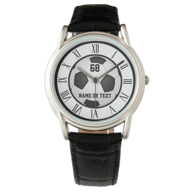 Cool Personalized Soccer Gifts for Him, Soccer Watch (Front)