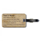 Cool Personalized Vintage Baseball Luggage Tags