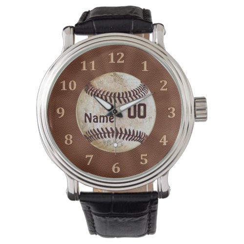 Cool Personalized Vintage Baseball Watches for Men