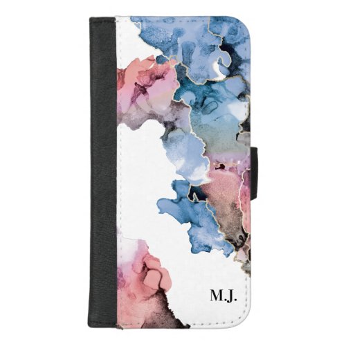 Cool Pesonalized trendy paint splash iPhone 87 Plus Wallet Case