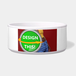 COOL! Pet Bowl - Ceramic - Large - Custom
