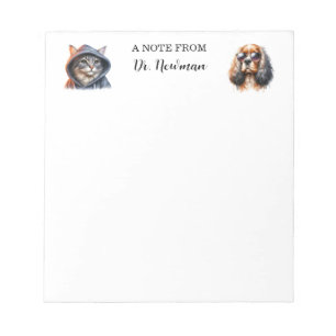 Cool Pets Personalized Veterinarian Notepad