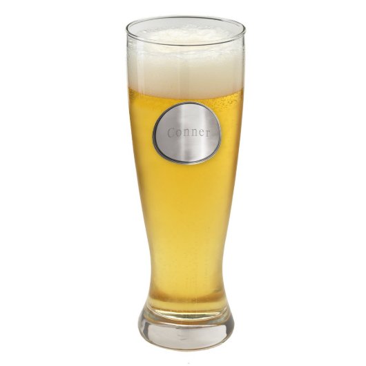 Cool Pewter Medallion 20 oz. Grand Pilsner Glass (No Role)