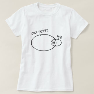 Cool PhD T-shirt (light color)