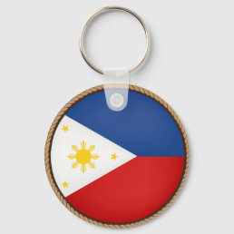 Cool Philippines Flag Seal Keychain