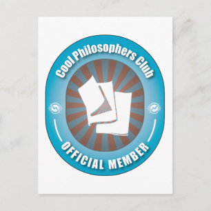 Cool Philosophers Club Postcard