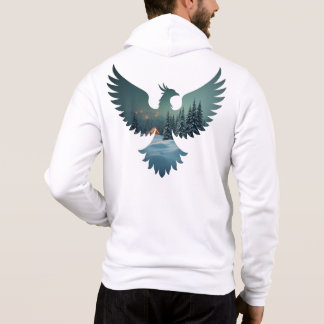 Cool Phoenix Christmas Landscape Hoodie
