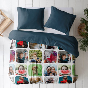Cool Photo Collage pattern Duvet Cover