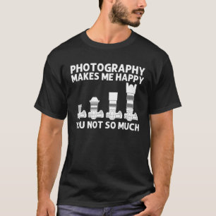 Cool Photography Art For Men Women Photographer Vi T-Shirt