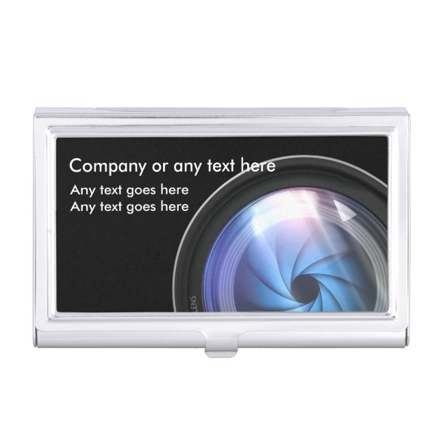 Cool Photography Business Card Cases (Front)